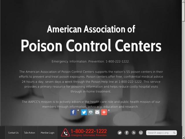 Aapcc american association of poison control 