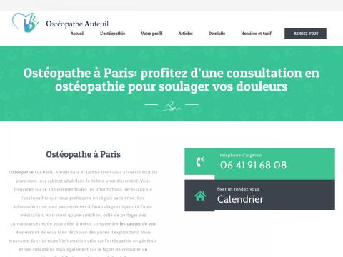 ⭐️ Ostéopathe Paris 16 Justine Iseni: Femme Enceinte/bébé, Adulte - SOS ostéopathe à domicile