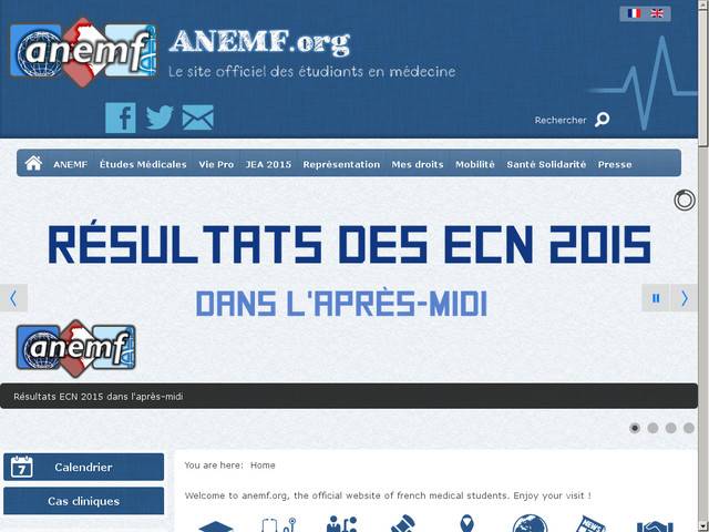 Anemf.org - le site de l'association des etudiants en 
medecine de france
