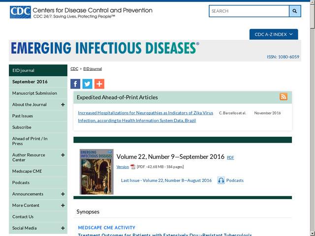 Ermerging infectious diseases