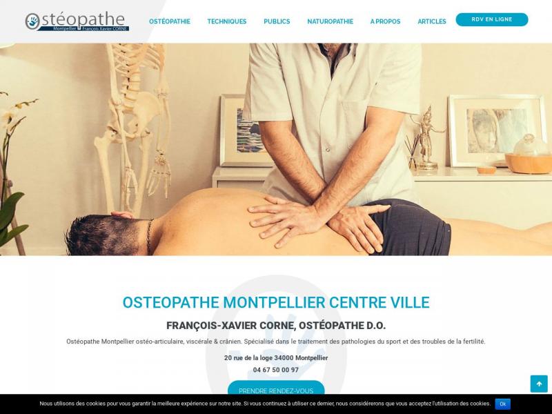 François-xavier corne - ostéopathe montpellier