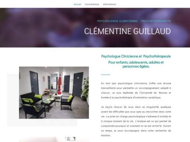 Clémentine guillaud - psychologue clinicienne montgermont
