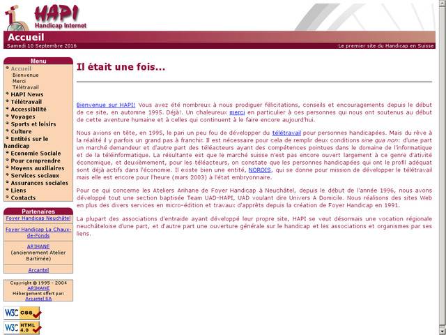Hapi - handicap-internet web site