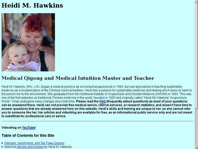 Heidi mo hawkins' acupuncture world