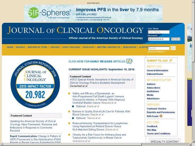 Journal of clinical oncology