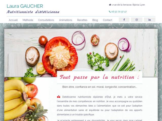 Laura gaucher : nutrition&dietetique