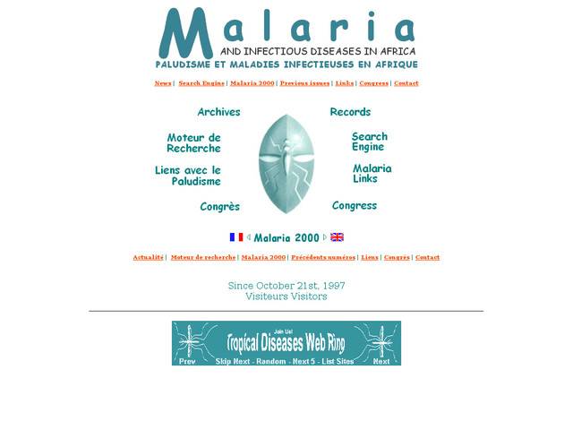 Malaria, and infectious diseases en africa