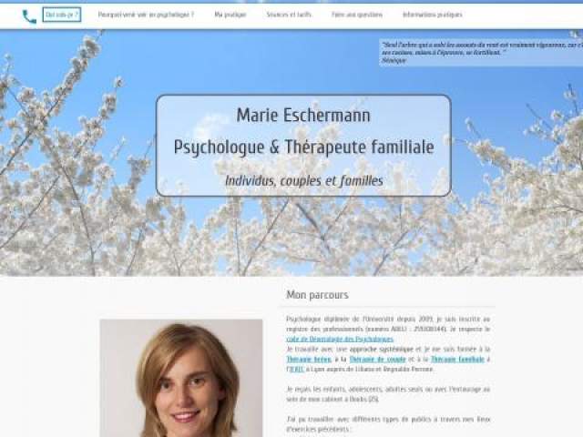 Marie eschermann - psychologue thérapeute familiale à pontarlier