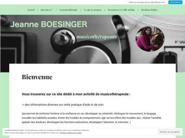 Jeanne boesinger musicothérapeute