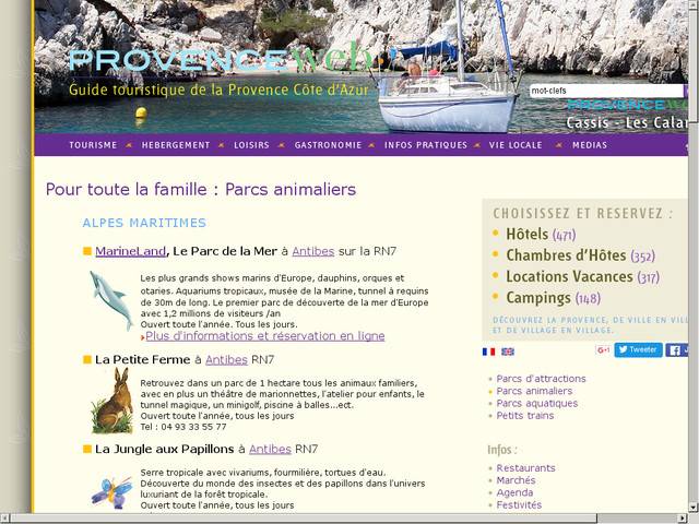 Provence web magazine enfants parcs animaliers et zoos de provence