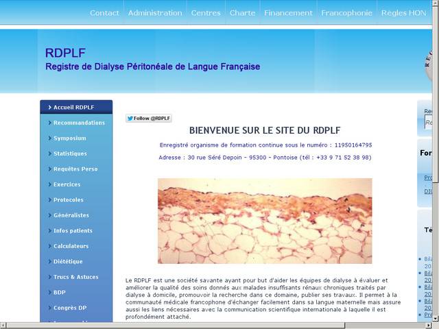 Registre de dialyse péritonéale de langue française