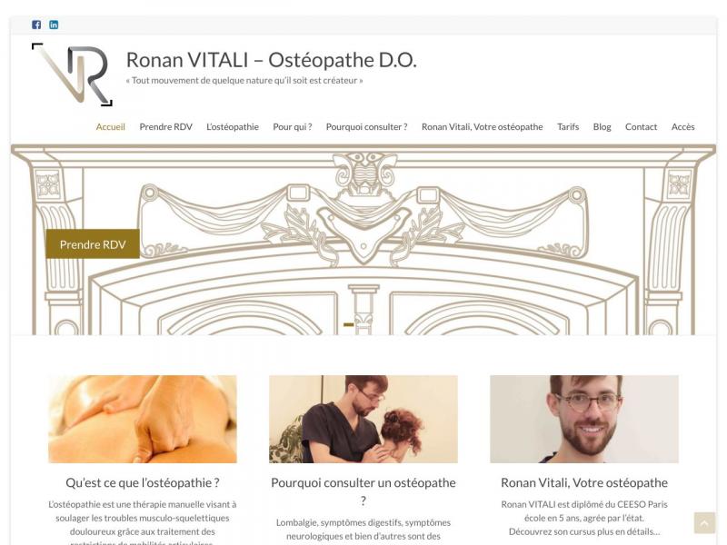 Ronan vitali - ostéopathe d.o. paris