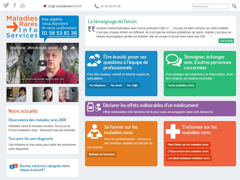 L’Observatoire des maladies rares 2016 : information et lien social au cœur des réseaux sociaux 