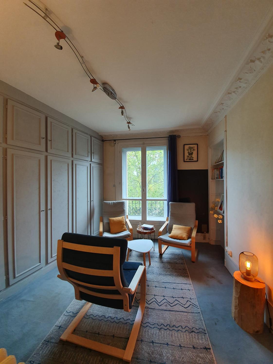Pièce de consultation en immeuble haussmannien, Boulogne-Billancourt — photo 2