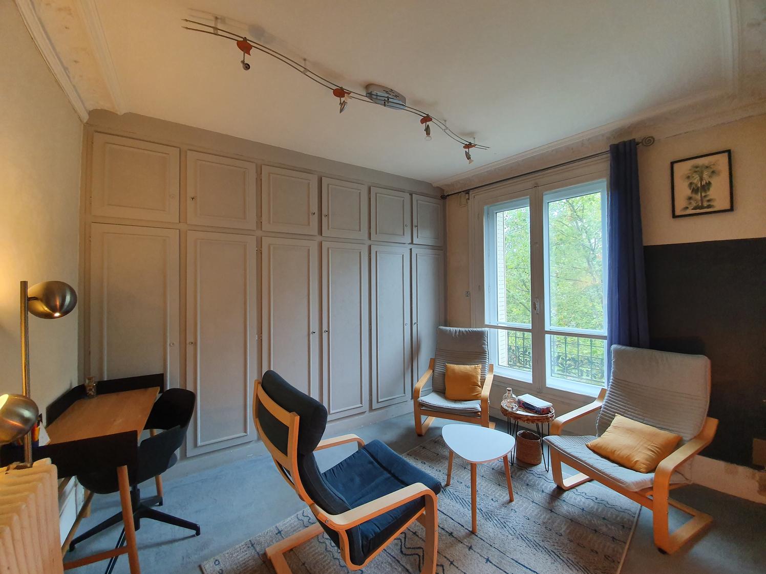 Pièce de consultation en immeuble haussmannien, Boulogne-Billancourt — photo 3