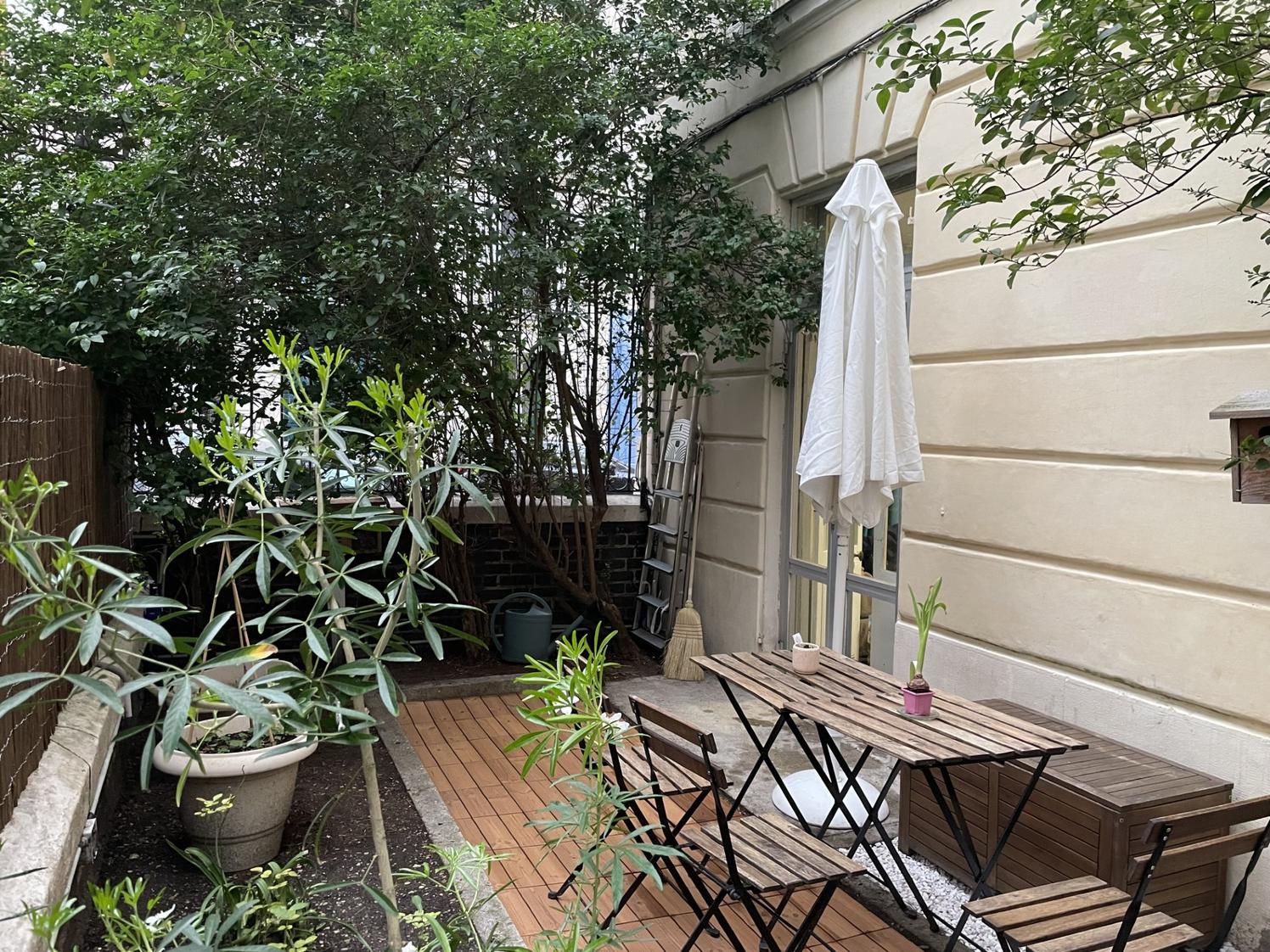 Bureaux qui se libèrent les jeudis (13m2 ou 9m2), vendredis (12m2 avec jardin) et samedi (12m2 avec jardin ou 9m2)