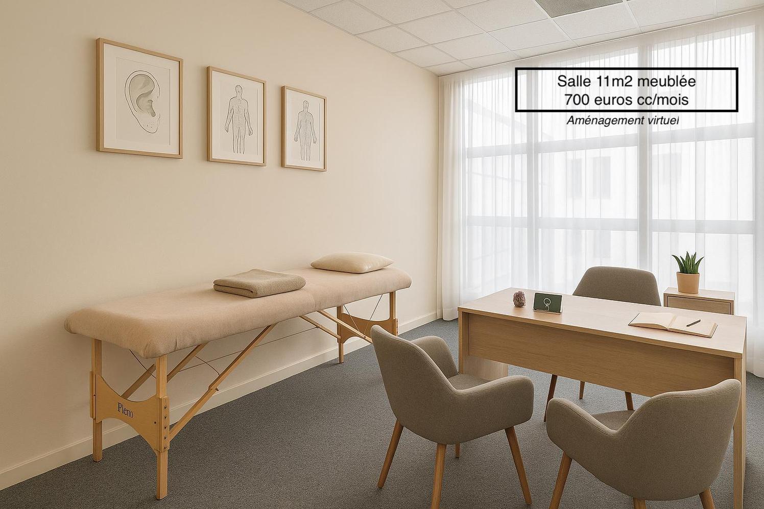 Cabinet de 11 m2 à louer dans un centre de santé pluridisciplinaire rénové de 175 m², situé en plein centre-ville de nogent-sur-marne — photo 2