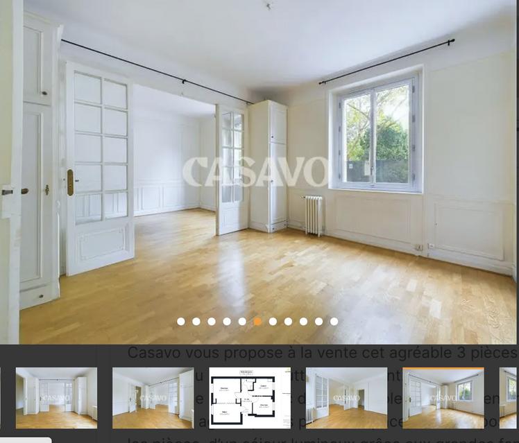 Bureaux traversants de 54 m² vue Buttes Chaumont, Paris 19e — photo 2