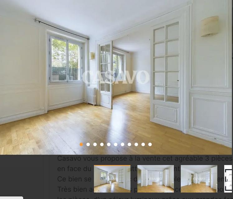 Bureaux traversants de 54 m² vue Buttes Chaumont, Paris 19e — photo 5