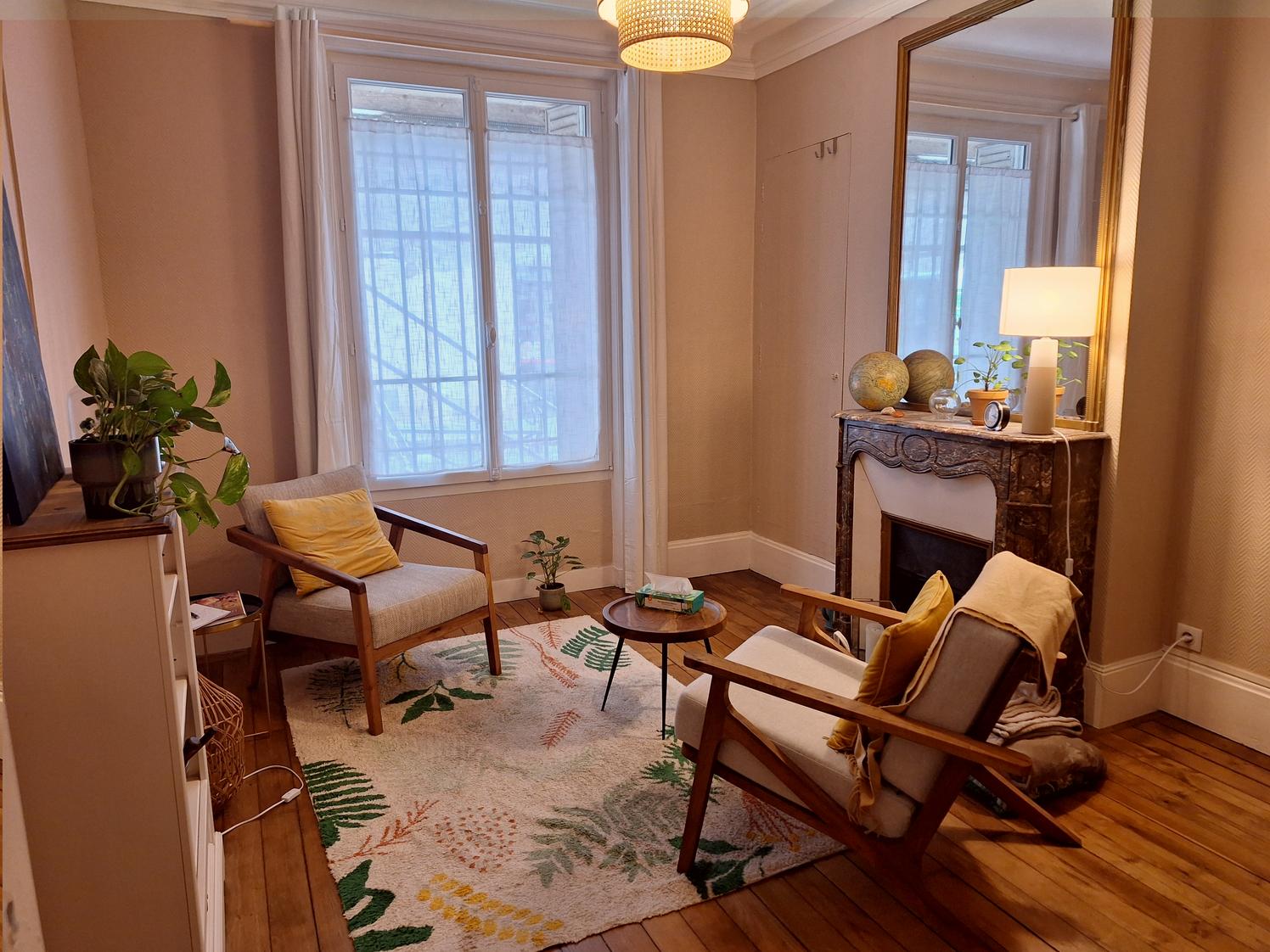 Location d'un cabinet de 14m2 à paris 17 / batignolles 1, 2, 3  jours par semaine