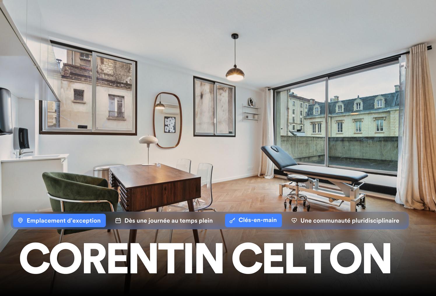 ✨ Issy-les-Moulineaux Corentin Celton - Cabinets médicaux/paramédicaux disponibles