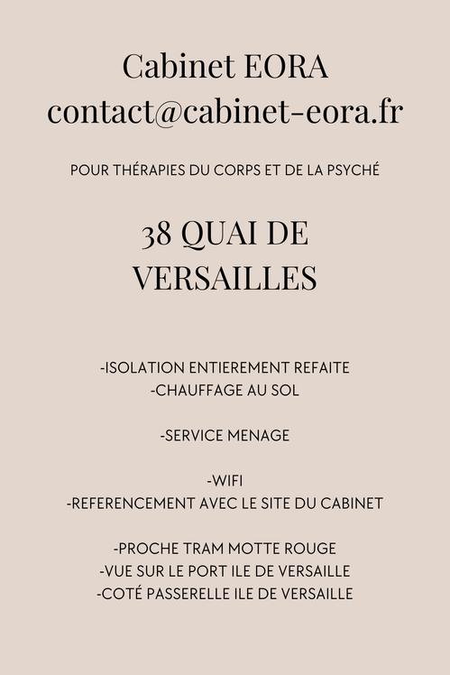 Bureaux pour thérapeutes au cabinet EORA, Carquefou