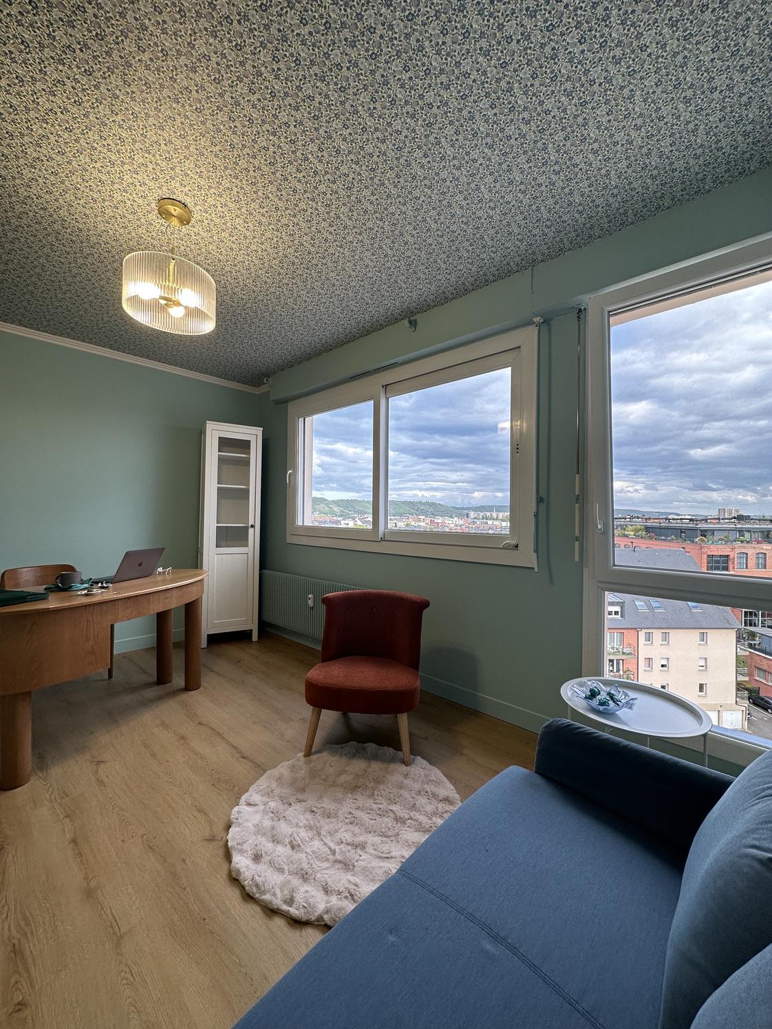 Deux bureaux rénovés avec vue sur la ville, Rouen