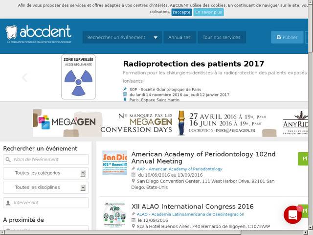 Abcdent - l'information continue en odonto-
stomatologie sur internet