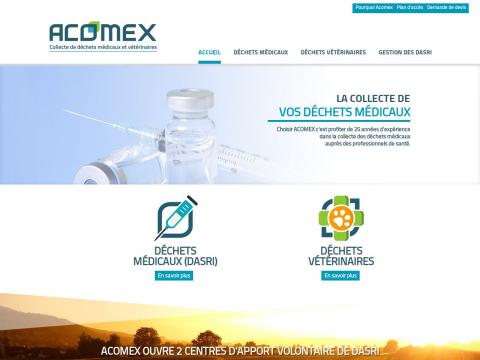 Acomex, collecte des DASRI