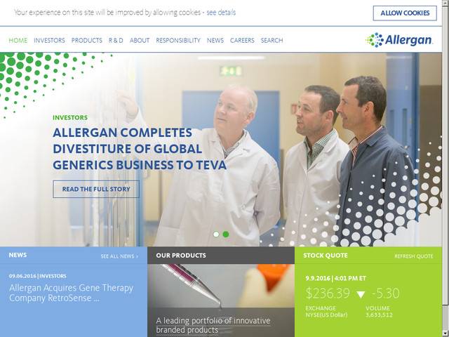 Allergan, inc.