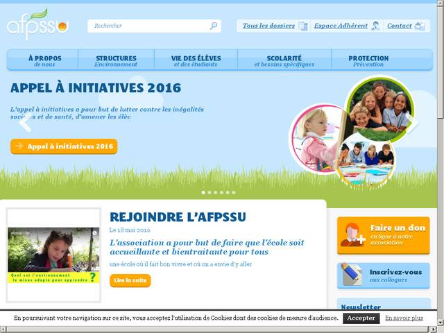 Association française de promotion de la santé 
scolaire et universitaire