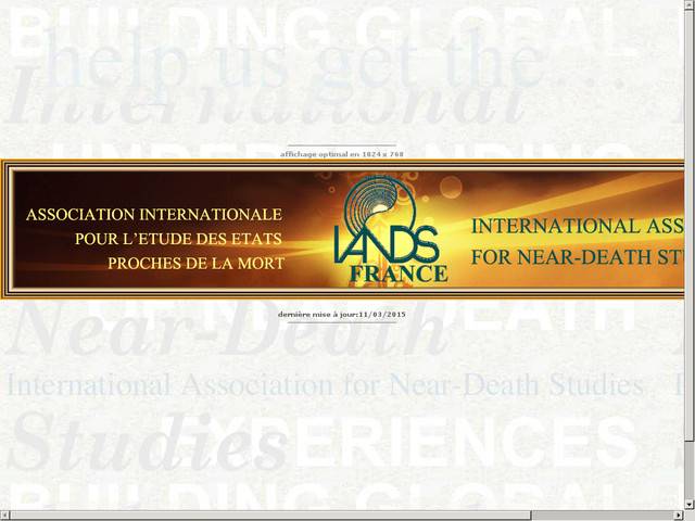 Association internationale pour l'étude des états 
proches de la mort.