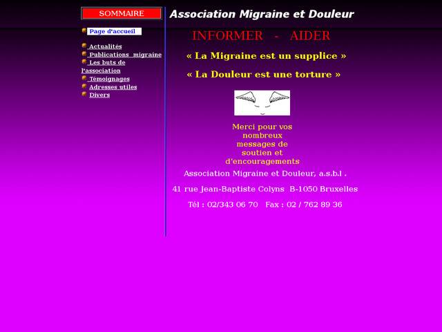 Association migraine et douleur