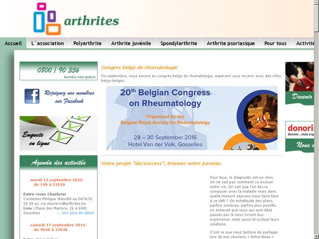 Association polyarthrite, belgique