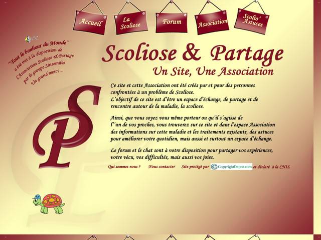 Association scoliose et partage