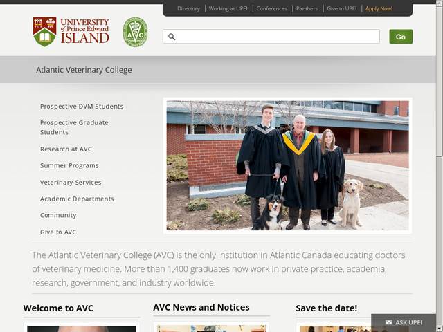 Atlantic veterinary college