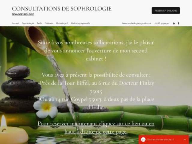 Consultations de sophrologie