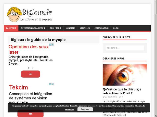 Bigleux, un blog sur la myopie