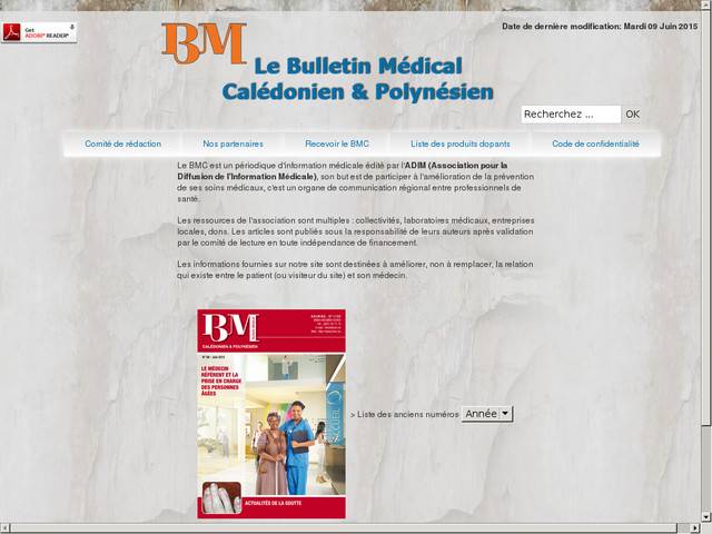 Bulletin médical calédonien et poynésien