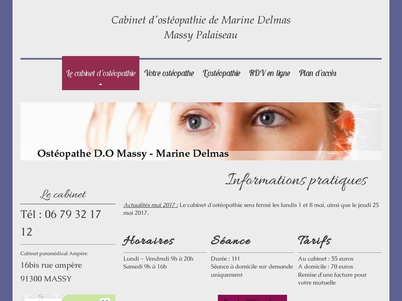 Cabinet d'ostéopathie de Marine Delmas