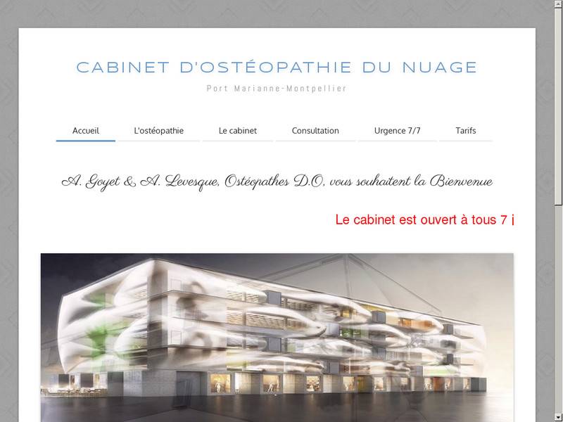 Cabinet d'ostéopathie du Nuage - Montpellier