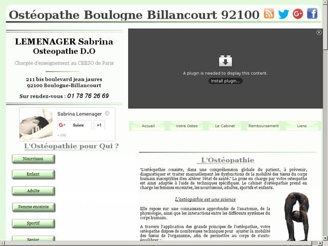 Sabrina lemenager ostéopathe boulogne billancourt