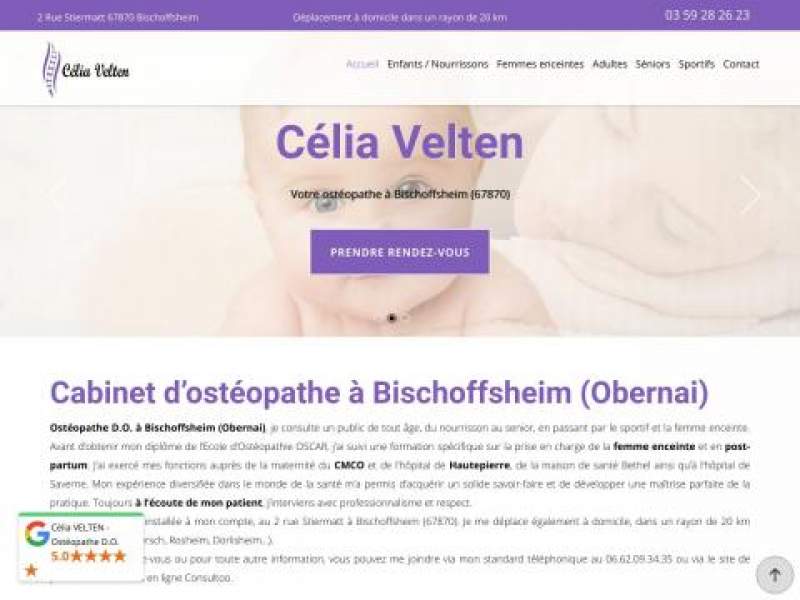 Ostéopathe pour nourrisson basé à Obernai
