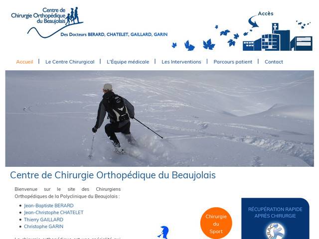 Centre de chirurgie orthopédique du beaujolais