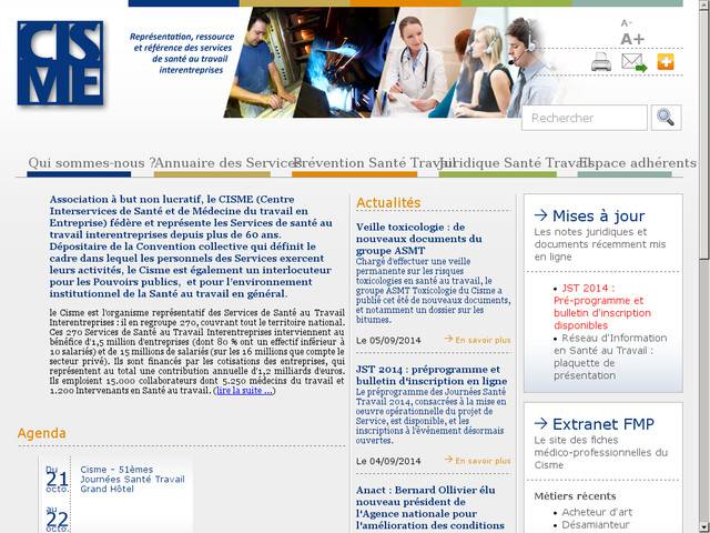 Centre interservice de santé et de médecine en 
entreprise - cisme