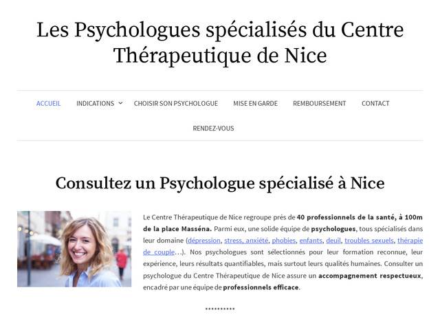 Psychologue nice