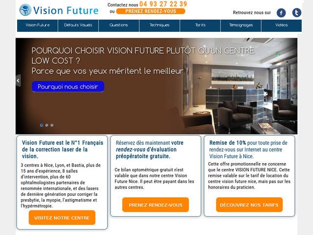 Centre vision future: traitement au lasik