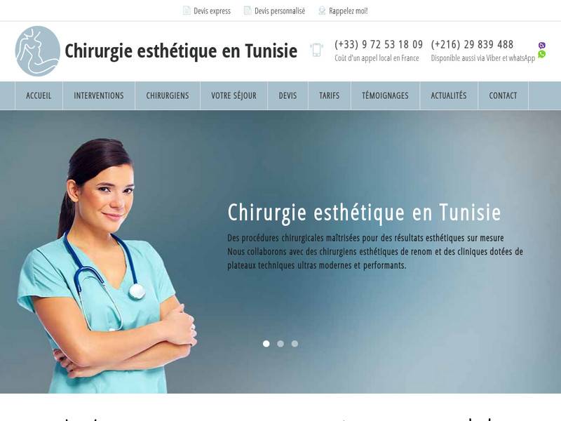 Chirurgie esthétique en Tunisie