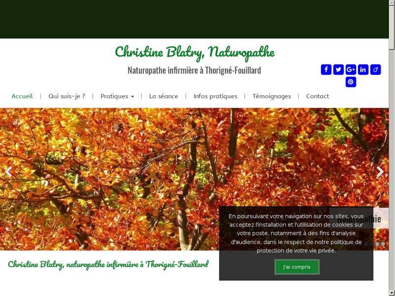Naturopathe à Rennes, Christine Blatry naturopathie à Thorigné-fouillard