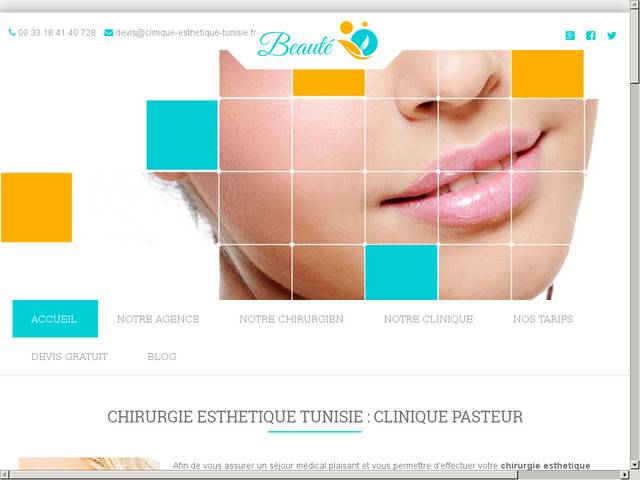 Chirurgie esthetique tunisie